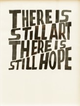 There is still art there is still hope