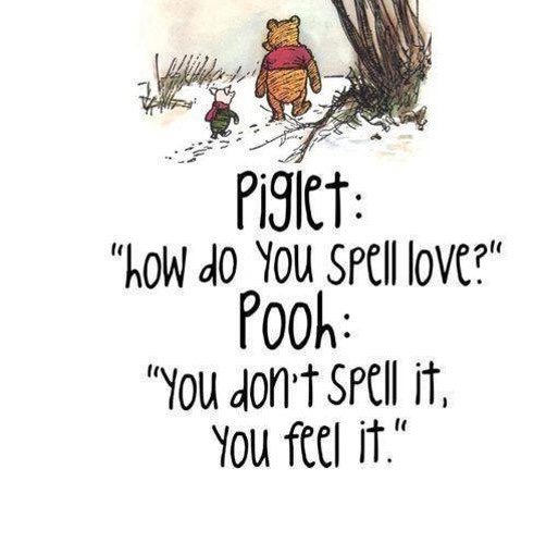 Piglet with love